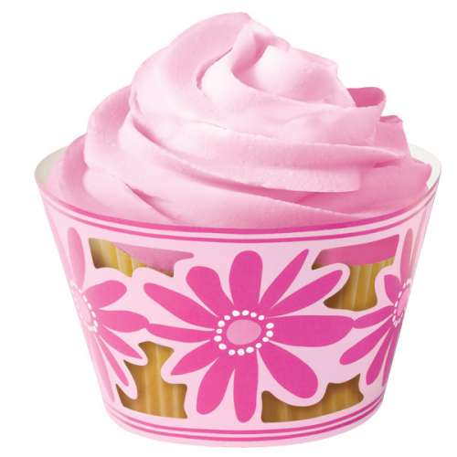 Pink Party Cupcake Wrappers - Click Image to Close